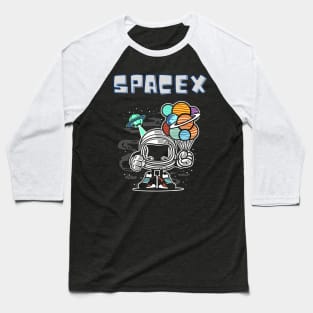 Spacex Kids Rocket Baseball T-Shirt